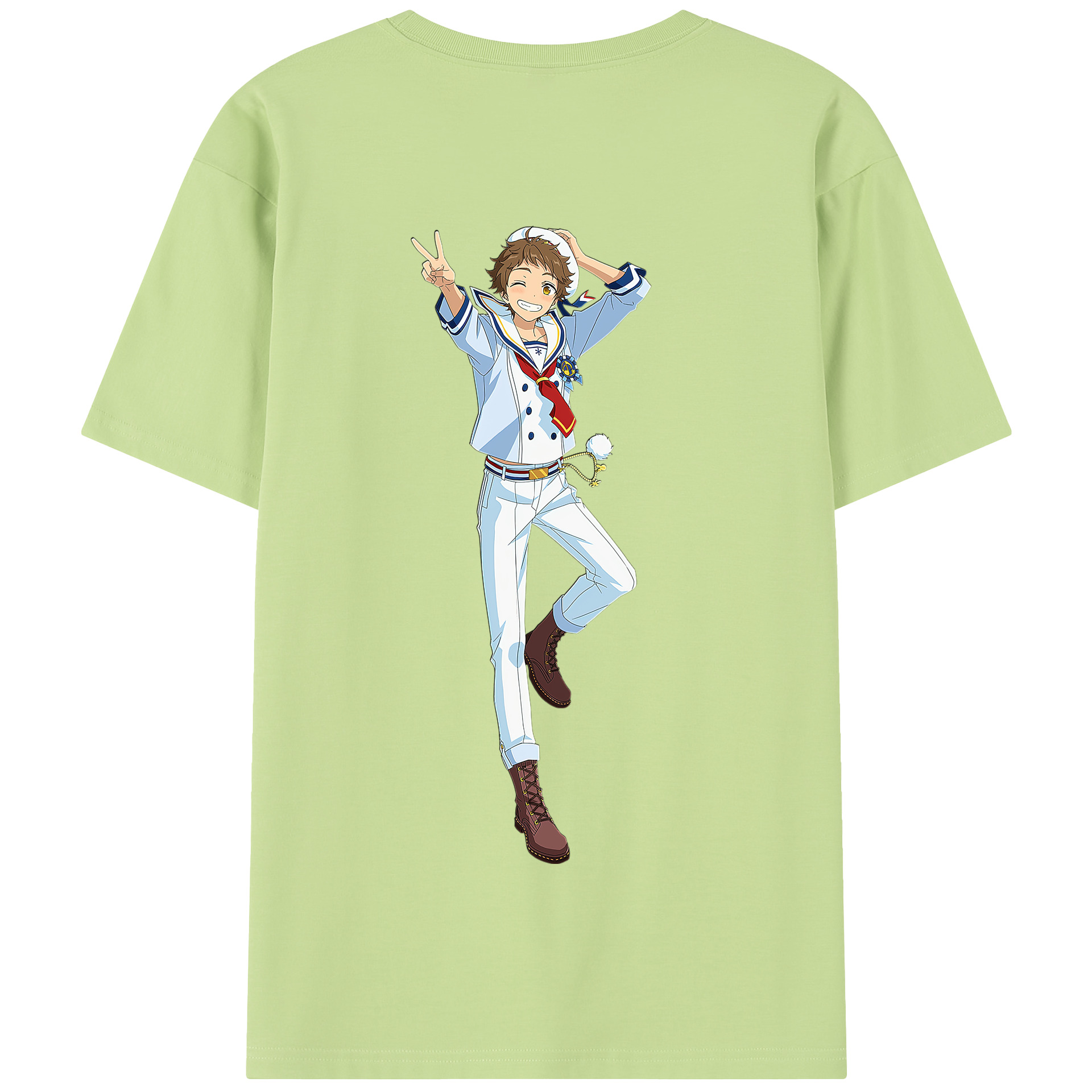 （画像用） あんさんぶるスターズ! Ensemble Stars 綿100％半袖Tシャツ（背面プリント）